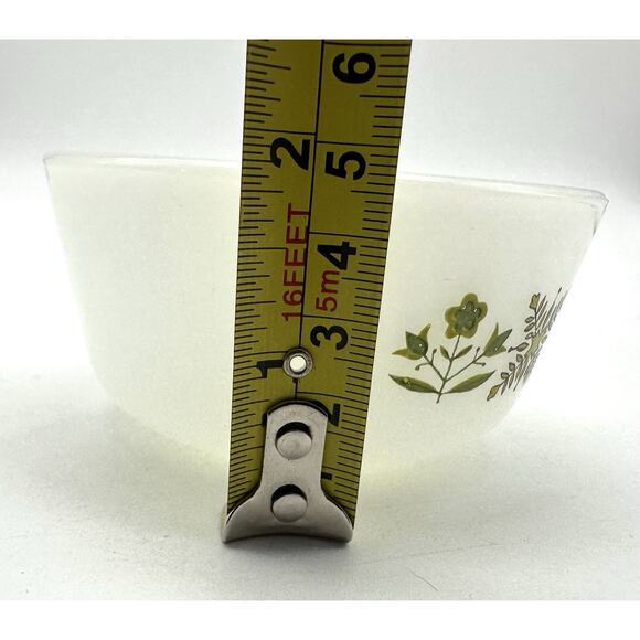 Fire King Ovenware Meadow Green Custard dish 6oz Anchor Hocking 1967-1977 - Picture 8 of 8
